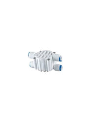 Realgoal Auto Shut Off Valve with Quick Connect Pipe RO Water Pressure System, White