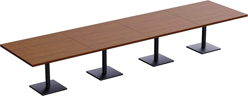 

Mahmayi Ristoran 16 Seater Square Bar Table, Dark Walnut
