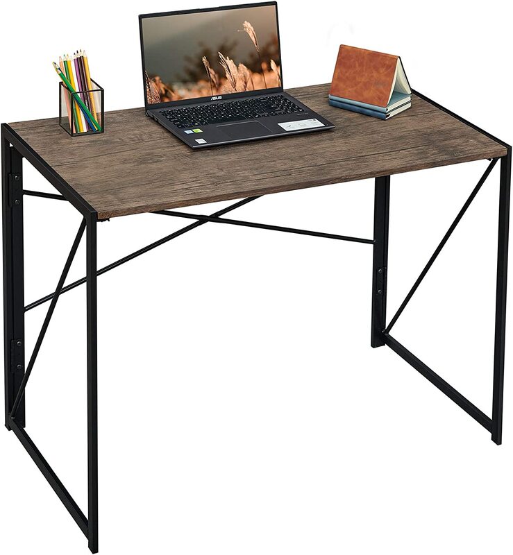 

Coavas 40-Inch Writing Computer Modern Simple Study Desk, Cas001, Brown