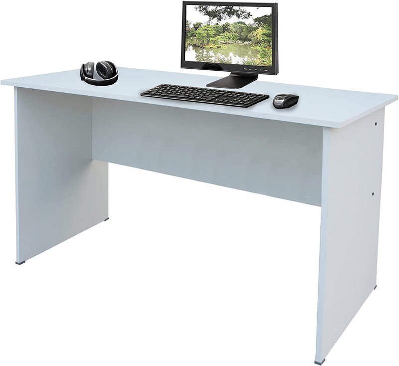 

Mahmayi MP1 Writing & Computer Table without Drawer, 120cm, White
