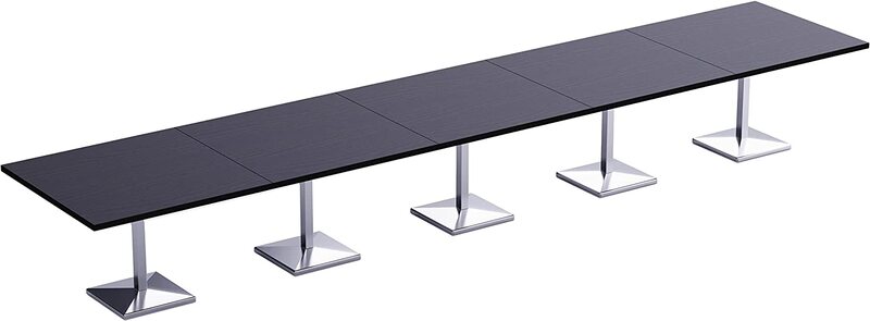 

Mahmayi Ristoran 20 Seater Square Modular Pantry Table, 500PE-600, Black