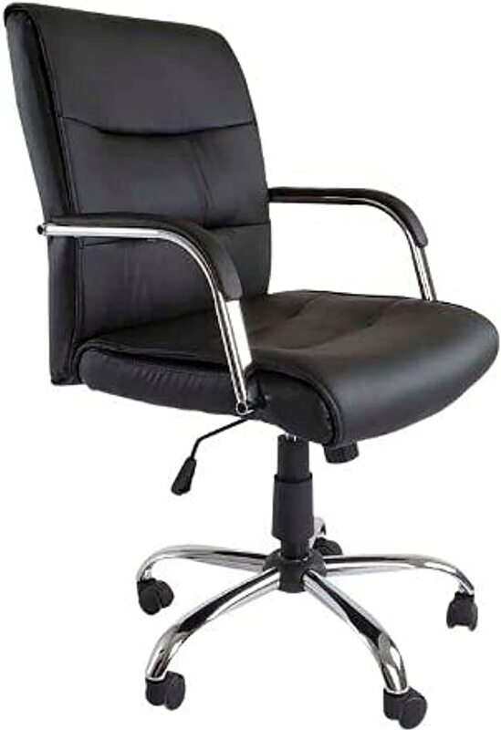 

Mahmayi Nova 2203 Low Back PU Leather Ergonomic Executive Chair, Black