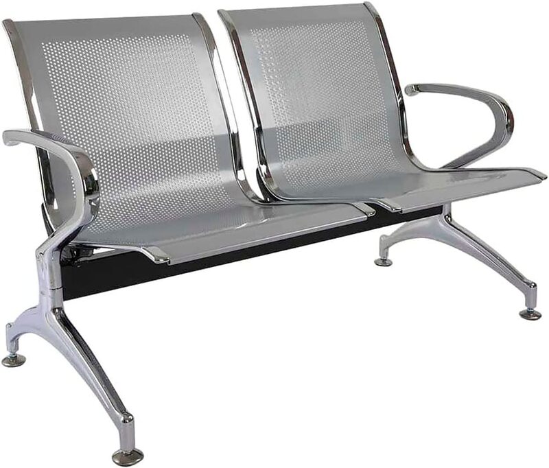 

Mahmayi Cosmos 3 Seater Metal Bench, Grey