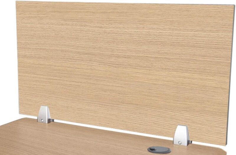 

Mahmayi Deler Divider Panel for Office Desk Table, 75cm, Light Brown