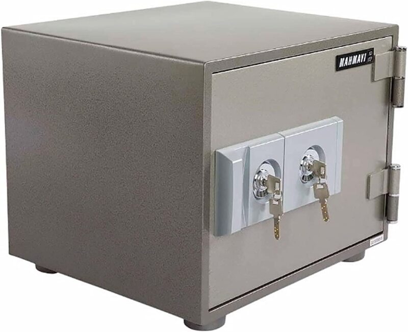 

Mahmayi Secure SD102 Safe with Key + Key, Grey