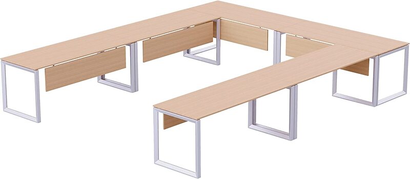 

Mahmayi Vorm 12 Seater U-Shaped Conference-Meeting Table, Oak