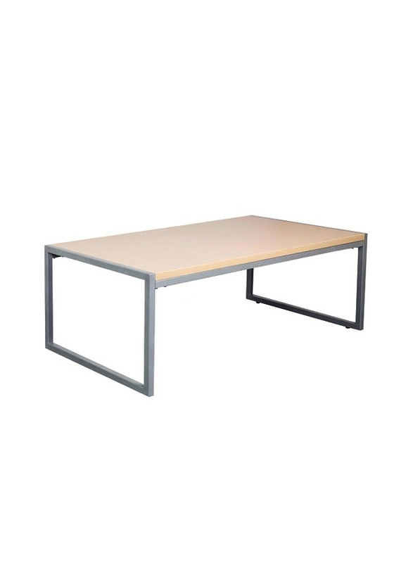 Mahmayi Melamine Cof-120 Coffee Table, White/Brown