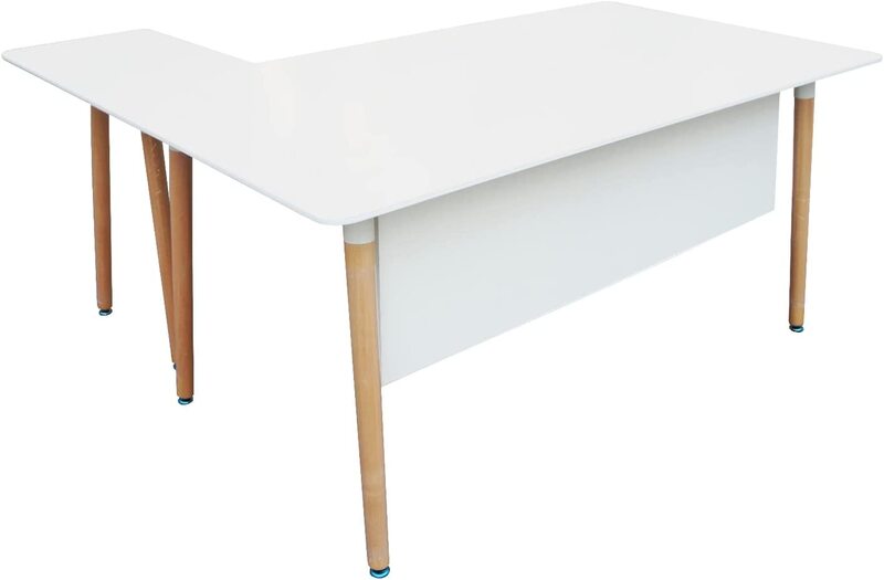 

Mahmayi HYT34-16L Modern Office Workstation for Front Office Use, 160cm, White