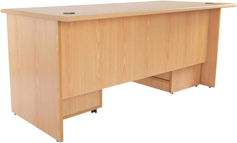 

Mahmayi Silini L Shaped Office Desk-Cabinet with Mobile Drawers, 180cm, Oak