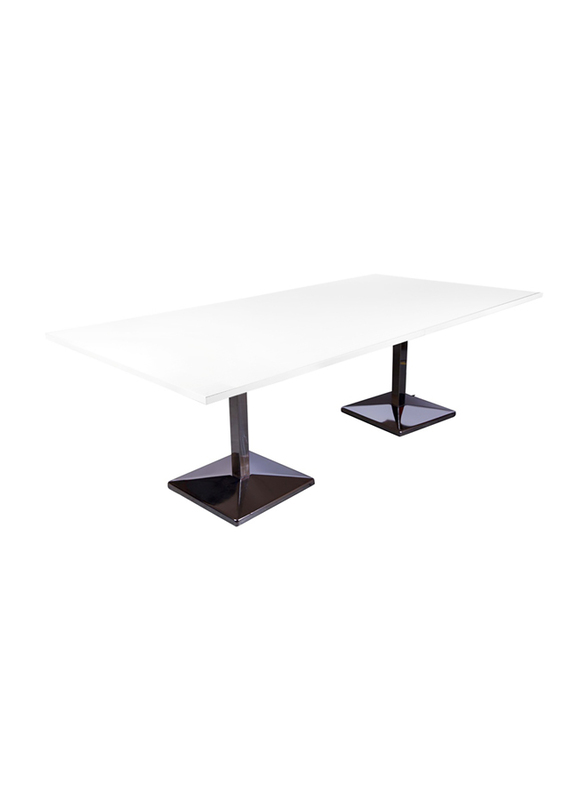 Mahmayi Barra 500PE-240 8 Seater Square Modular Bar Table, White