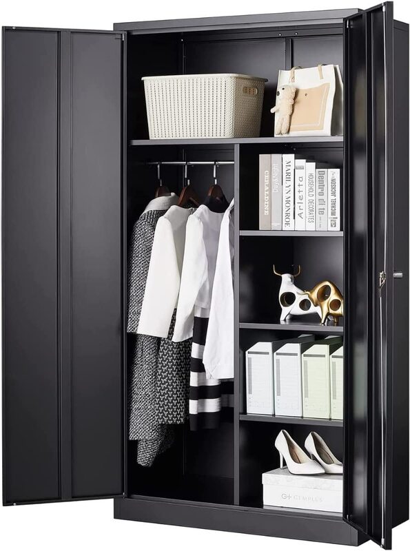 

Mahmayi Godrej OEM Steel Premium Quality Modern Design Storage Organizer Cabinet for Home, Black