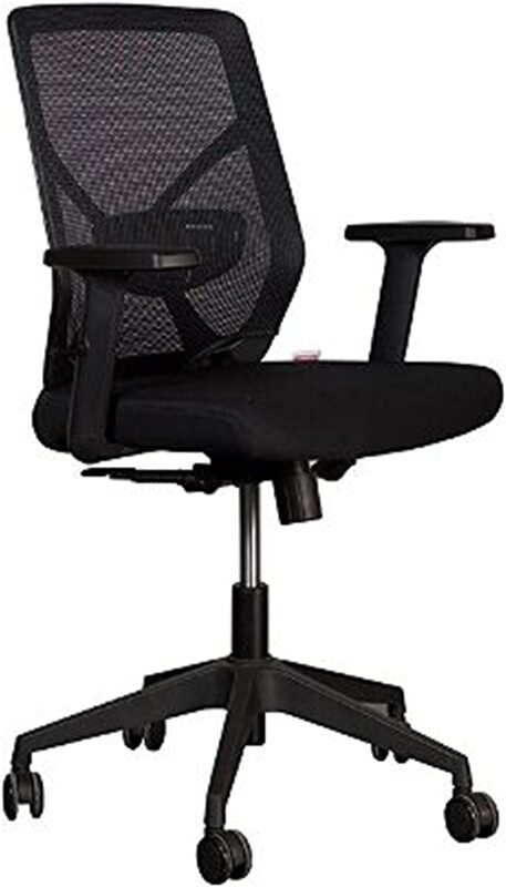 

Mahmayi Sleekline 1651A Mesh Task Rolling Swivel Office Chair, Black