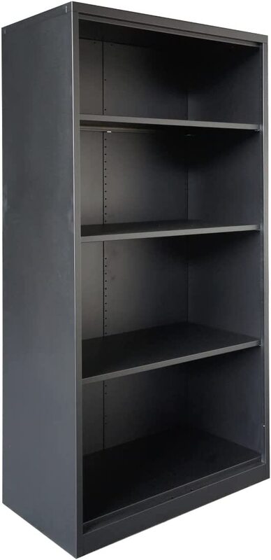 

Mahmayi Godrej Steel Storage Bookcase Cabinet, Black