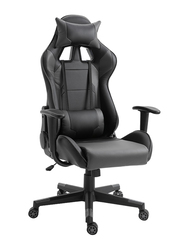 Mahmayi C599 Adjustable PU Leather Gaming Chair, No Footrest, Grey