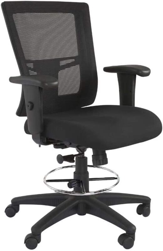 

Mahmayi Ergonomic Mesh Office Chair Draft Kit with Low Back, Black