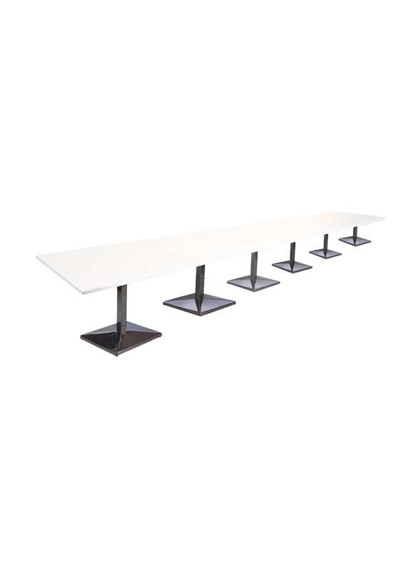 Mahmayi Barra 500PE-720 24 Seater Square Modular Bar Table, White