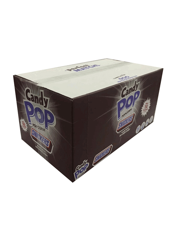 Snickers Candy Pop Popcorn 5.25 ounce pack of 12