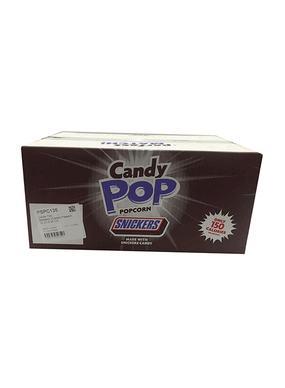 Snickers Candy Pop Popcorn 5.25 ounce pack of 12