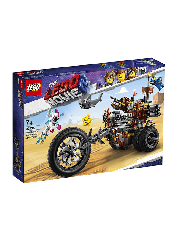 

Lego 70834 Metal Beard's Heavy Metal Motor Trike! Model Building Set, 461 Pieces, Ages 7+