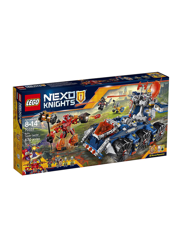 

Lego 70322 Axle's Tower Carrier Model Building Set, 670 Pieces, Ages 8+