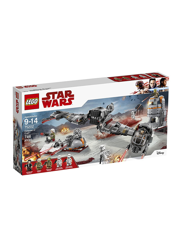 

Lego 75202 Defense of Crait Model Building Set, 746 Pieces, Ages 9+