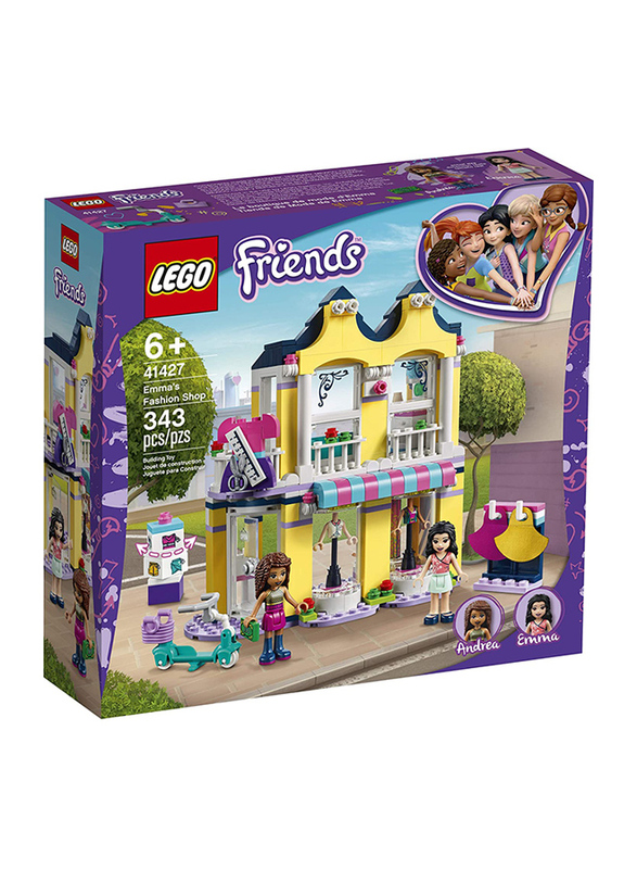 

Lego 41427 Emma's Fashion Shop Model Building Set, 343 Pieces, Ages 6+