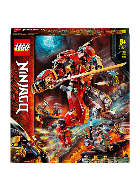 

Lego 71720 Fire Stone Mech Model Building Set, 968 Pieces, Ages 9+