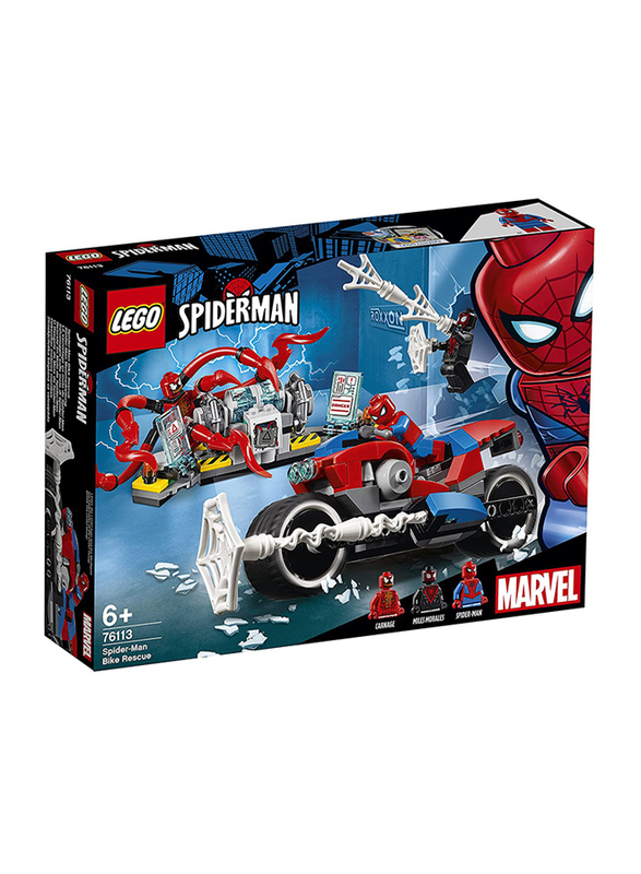 

Lego 76113 Spider-Man Bike Rescue Model Building Set, 235 Pieces, Ages 6+