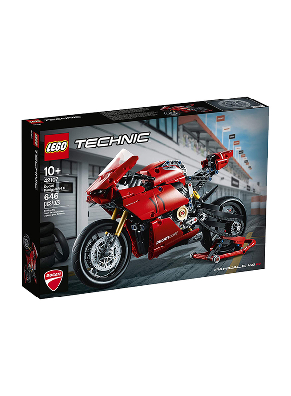

Lego 42107 Ducati Panigale V4 R Building Set, 646 Pieces, Ages 10+