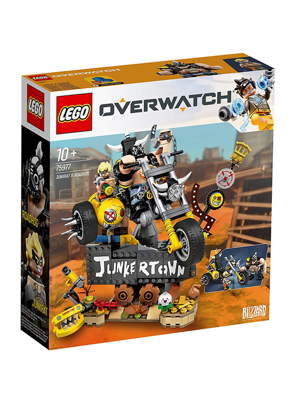 

Lego 75977 Junkrat & Roadhog Model Building Set, 380 Pieces, Ages 10+