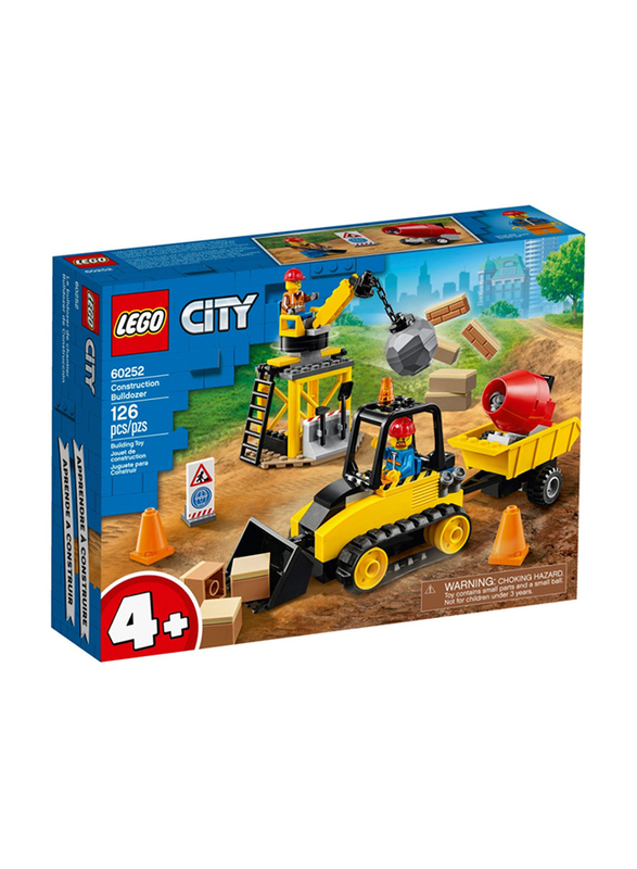 

Lego 60252 Construction Bulldozer Building Set, 126 Pieces, Ages 4+
