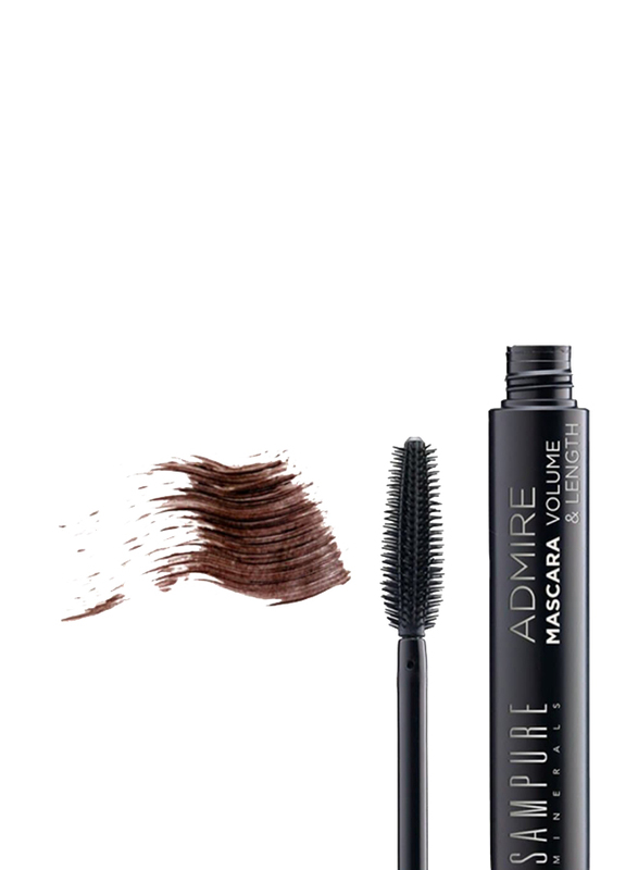 Sampure Minerals Admire Mascara, 12gm, Brown