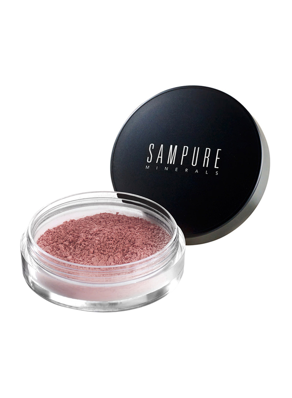 Sampure Minerals Instant Glow Mineral Blush, 2.5gm, Soft Peach, Pink