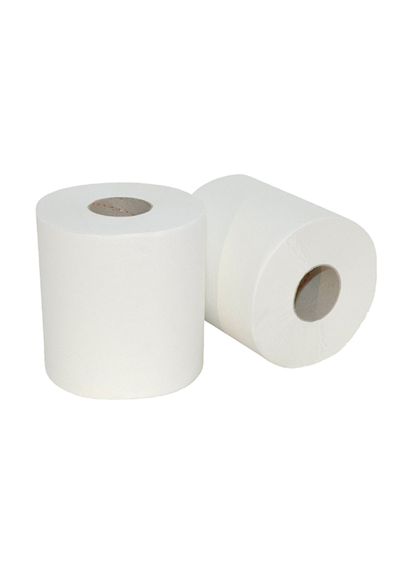

C&H Save Plus Hand Towel Tissue Paper Roll, 6 Rolls, White
