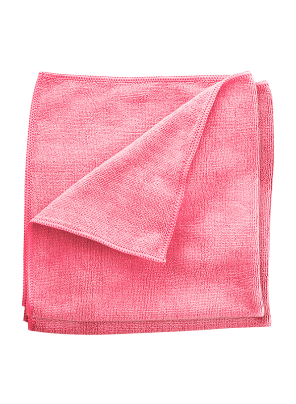 

Palm Clean Tech Pear Microfibre Cleaning Cloth Set, 20 Pieces, 50 x 80cm, Pink
