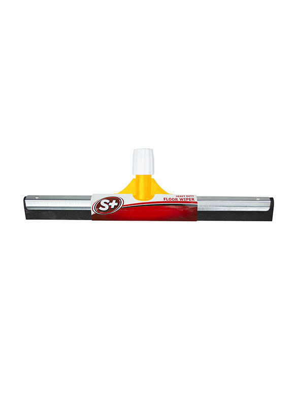 

S+ Heavy Duty Floor Wiper with Handle, 45cm, Yellow