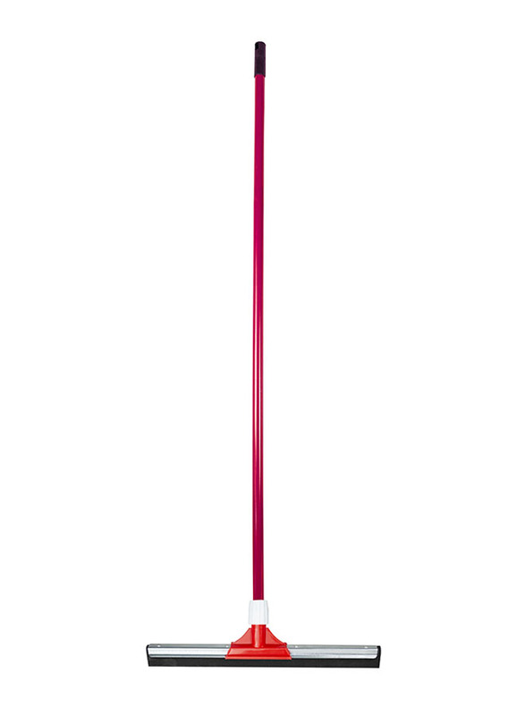 

S+ Heavy Duty Floor Wiper with Handle, 45cm, Red