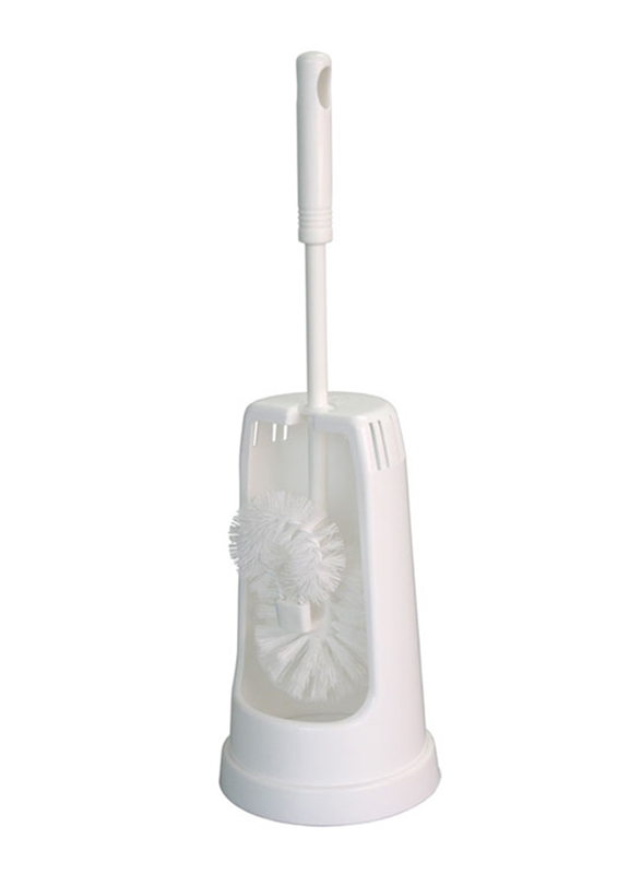 

Rival Hochrund Toilet Round Brush with Rim Cleaner, White