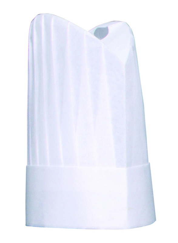

Palm Grand Le Toque Chef Hat, 10-Piece, 25cm, White