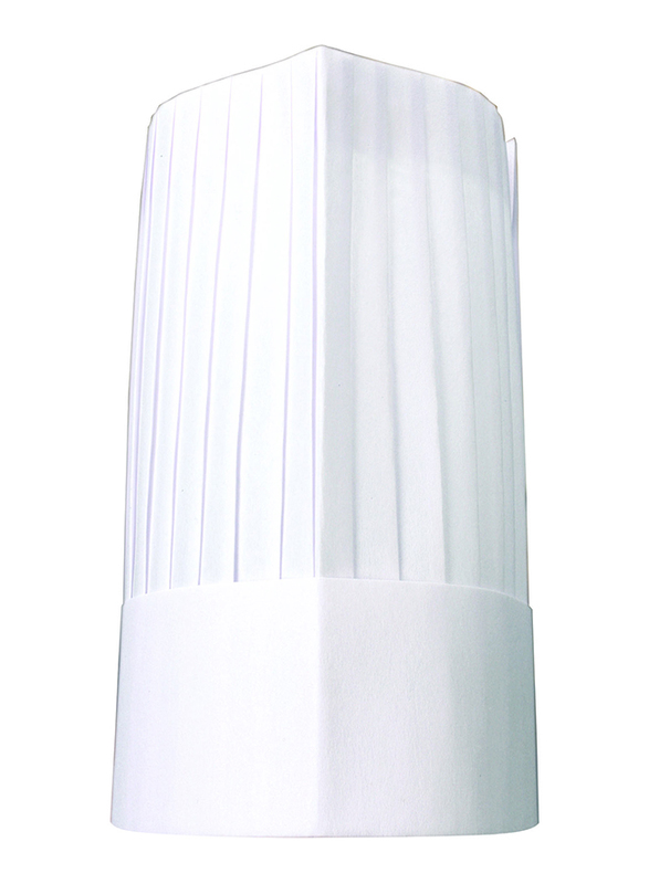 

Palm Executive Chef Hat, 10-Piece, 19.5cm, White
