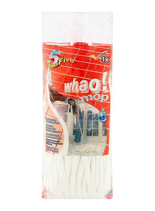 

Super 5 Floor Cleaning Mop, White