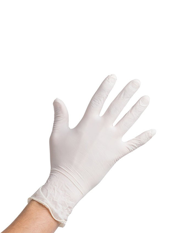 

Palm Disposable Vinyl Powdered Gloves, Small, 100 Piece, Blue
