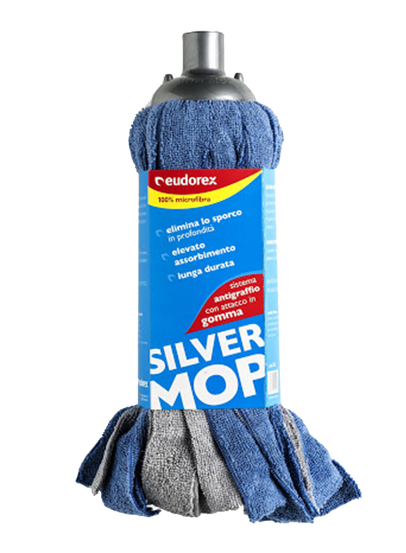 

Eudorex Microfibre Mop, Silver/Blue