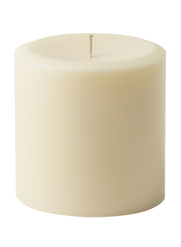 

C&H Pillar Candle, 10 x 10cm, Beige