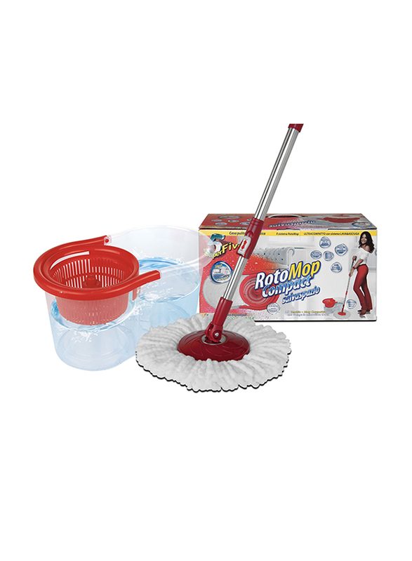 

Super 5 RotoMop Compact, White/Red
