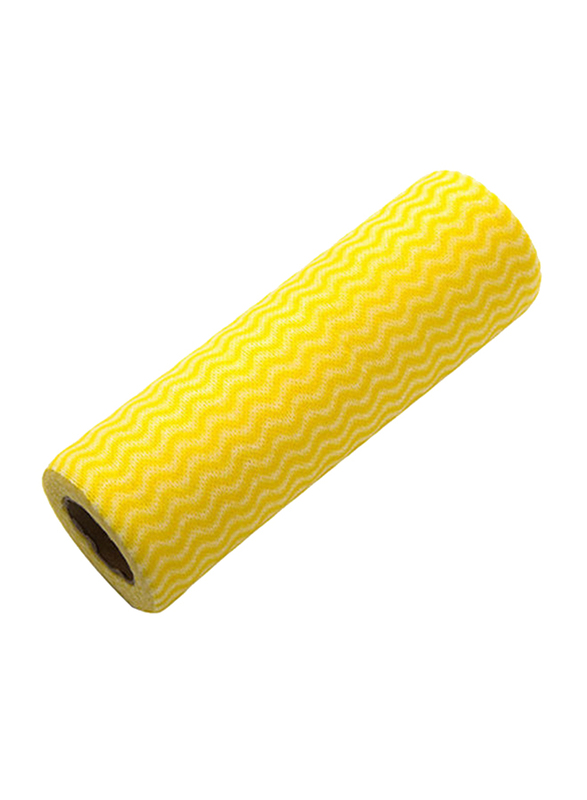 

Palm Clean Tech Spun Lace Wipe Roll, 50 x 23cm, 100 Sheets, Yellow