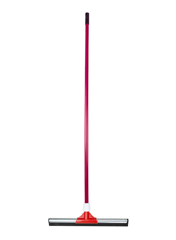 

S+ Heavy Duty Floor Wiper with Handle, 55cm, Red