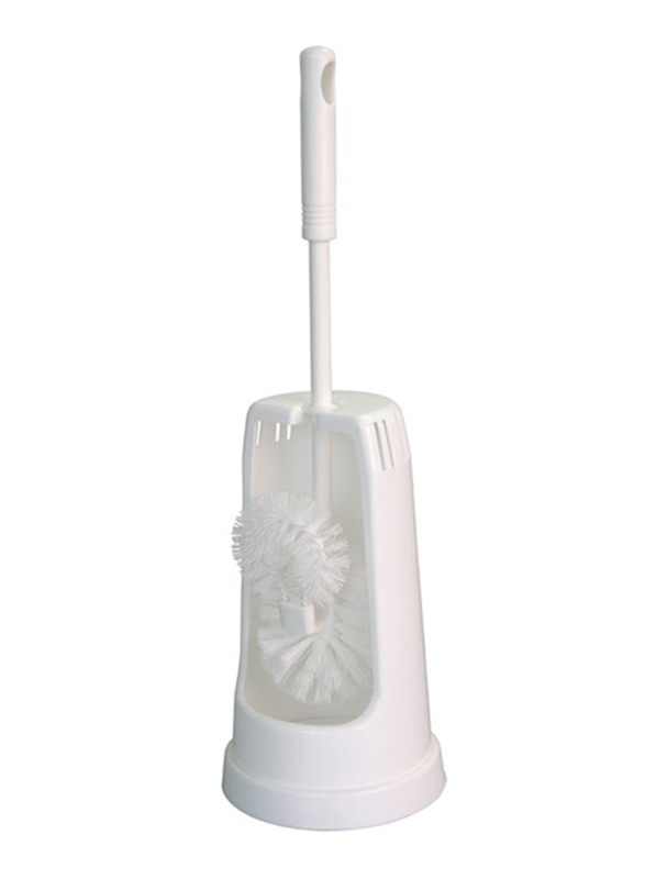 

Rival Toilet Brush with Rim Cleaner, White