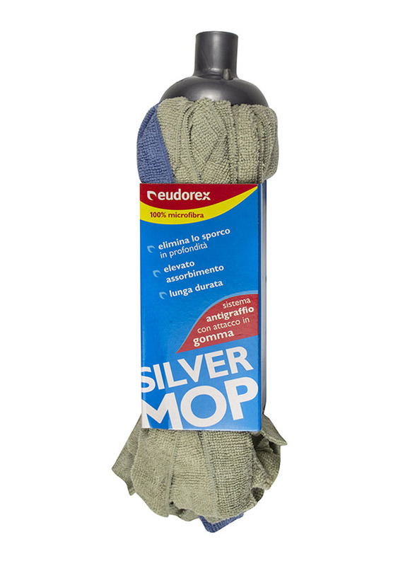 

Eudorex Microfibre Mop with Handle, Silver