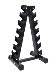 Durable Steel Dumbbell Weight Rack, Black